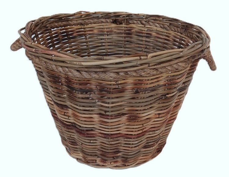 CK7006 CESTO PORTA LEGNA ROTONDO CM 61X44 H CK7006 CESTO PORTA LEGNA ROTONDO CM 61X44 H